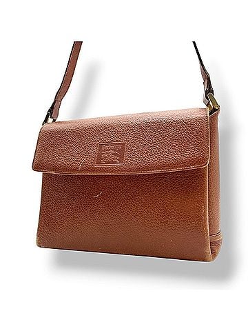 Burberry Burberry Leather Shoulder Bag, Pouch, Crossbody, Camel Brown, Gold Hardware, Women's S53 (view 1)