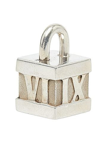 Tiffany & Co. Tiffany &amp; Co. Atlas Cube Necklace Charm Pendant Top, SV925 Silver, Women's. (view 2)