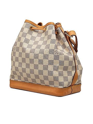 Louis Vuitton Louis Vuitton Damier Azur Noe BB Crossbody Shoulder Bag N41220 White Leather Women's LOUIS VUITTON (view 2)
