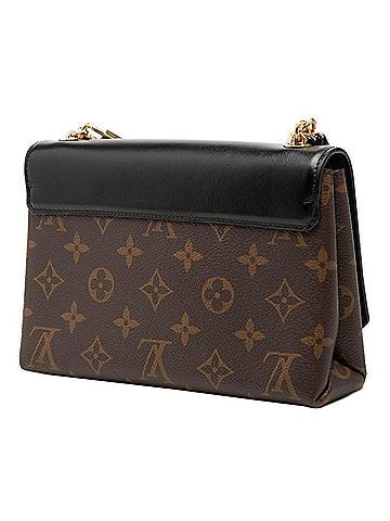 Louis Vuitton Louis Vuitton Monogram Pochette LV Thelma Chain Handbag Shoulder Bag M44916 Brown Black Leather Women's LOUIS VUITTON (view 2)