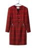 Executive Collection Plaid Red Coat Size 12 - photo 1