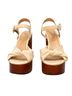 Veronica Beard Tan Ivory Heels Size 7 - photo 1