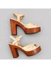 Veronica Beard Tan Ivory Heels Size 7 - photo 7