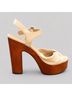 Veronica Beard Tan Ivory Heels Size 7 - photo 12
