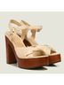 Veronica Beard Tan Ivory Heels Size 7 - photo 9