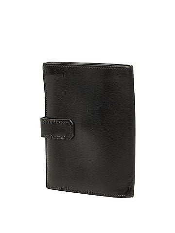 Hermès Hermes Bearn Compact Bi-fold Wallet, Black Box Calf Leather, Women's (view 2)