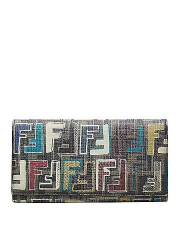Fendi Fendi Zucca Long Wallet, Multicolor Leather, Women's FENDI (view 1)