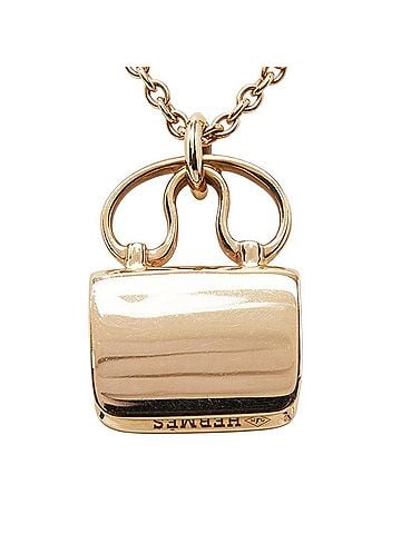 Hermès Hermes Amulette Constance Chain Pendant Necklace H121312B 00 18KPG Pink Gold Diamond Women's HERMES (view 2)