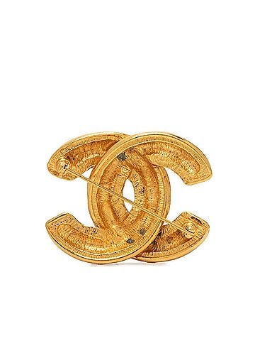 Chanel Chanel Coco Mark Vintage Brooch Gold Plated Women's CHANEL (view 2)