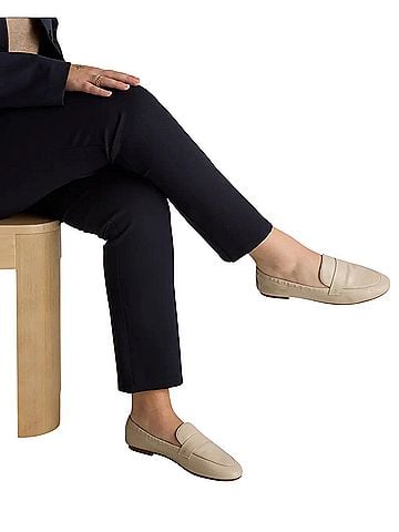 Quince Italian Leather Soft Loafers Flats (view 2)
