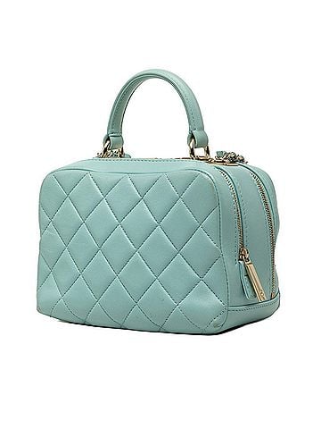 Chanel Chanel Coco Mark Trendy CC Matelassé Handbag Shoulder Bag A92238 Light Blue Gold Lambskin Women's CHANEL (view 2)