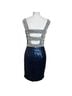 Cache 100% Polyester Blue Cocktail Dress Size 6 - photo 2