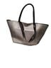 Payless Silver Leather Tote One size - photo 1