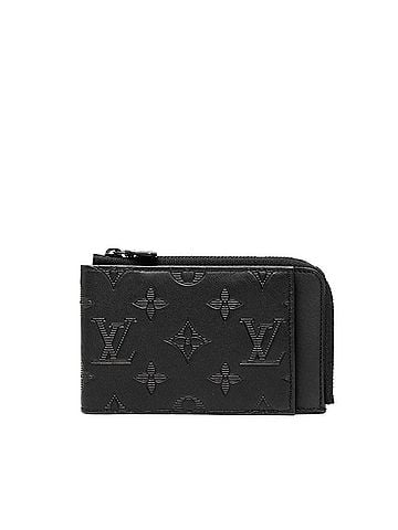 Louis Vuitton Louis Vuitton Monogram Shadow Hybrid Wallet, Bi-fold Compact M81526, Noir Black Leather, Men's, LOUIS VUITTON (view 1)