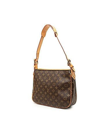 Louis Vuitton Louis Vuitton Monogram Hudson GM Shoulder Bag M40045 Brown Leather Women's LOUIS VUITTON (view 2)
