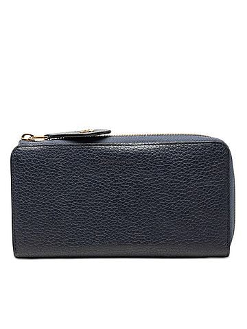 Louis Vuitton Louis Vuitton Portefeuille Comet L-shaped Zipper Long Wallet M68582 Blue Marine Navy Taurillon Leather Women's LOUIS VUITTON (view 1)