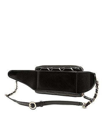 Chanel Chanel Coco Mark Matelassé 31 RUE CAMBON Le Cambon Chain Wallet Body Bag Black Lambskin Women's CHANEL (view 2)