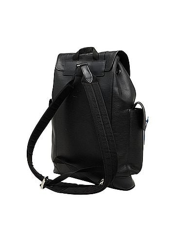 Louis Vuitton Louis Vuitton Epi Damier Graphite Christopher PM Backpack Daypack M56600 Black Blue Leather Men's LOUIS VUITTON (view 2)