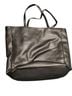 Reaction Black Leather Tote One size - photo 2