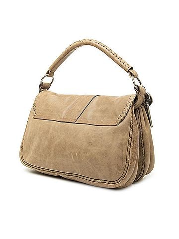 Christian Dior Christian Dior Dior Gaucho Handbag One Shoulder Beige Leather Women's (view 2)