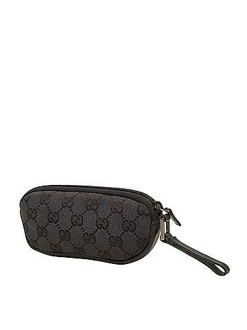 Gucci Gucci GG Canvas Handbag Pouch Accessory Case 0301555 Black Leather Women's GUCCI (view 2)