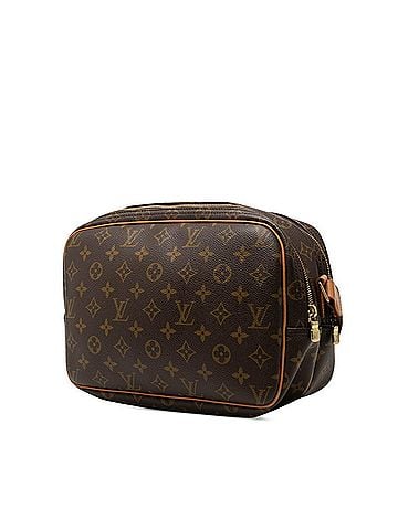 Louis Vuitton Louis Vuitton Monogram Reporter PM Crossbody Shoulder Bag M45254 Brown Leather Women's LOUIS VUITTON (view 2)