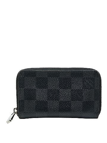 Louis Vuitton Louis Vuitton Damier Graphite Zippy Coin Purse Wallet/Coin Case N63076 Black Leather Men's LOUIS VUITTON (view 1)