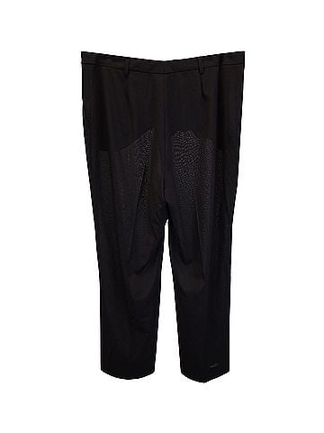 AKRIS Akris Straight-leg Trousers in Dark Brown Wool (view 2)