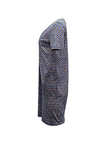 Max Mara Max Mara Weekend Patterned Summer Shift Dress in Blue Print Viscose (view 2)