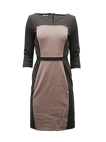 Escada Escada 3/4 Sleeve Dress in Black Polyester (view 1)