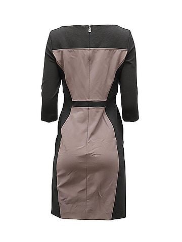 Escada Escada 3/4 Sleeve Dress in Black Polyester (view 2)