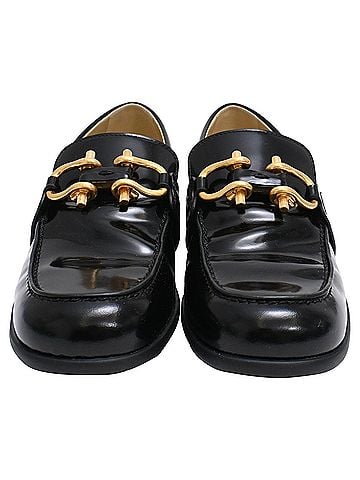 Bottega Veneta Bottega Veneta Monsieur Loafers in Black Patent Leather (view 2)