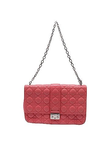 Christian Dior Dior Large Miss Dior Flap Shoulder Bag in Pink Lamb Leather (view 1)