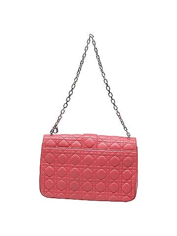 Christian Dior Dior Large Miss Dior Flap Shoulder Bag in Pink Lamb Leather (view 2)