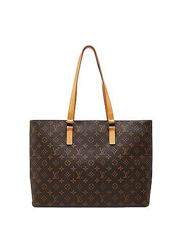 Louis Vuitton Louis Vuitton Monogram Luco Tote Bag M51155 Brown Leather Women's LOUIS VUITTON (view 1)