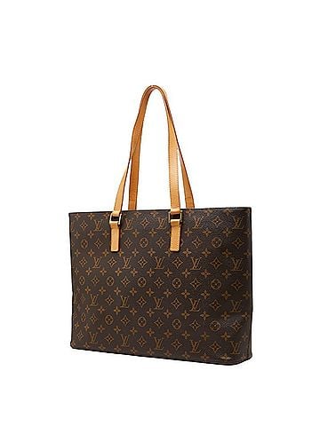 Louis Vuitton Louis Vuitton Monogram Luco Tote Bag M51155 Brown Leather Women's LOUIS VUITTON (view 2)