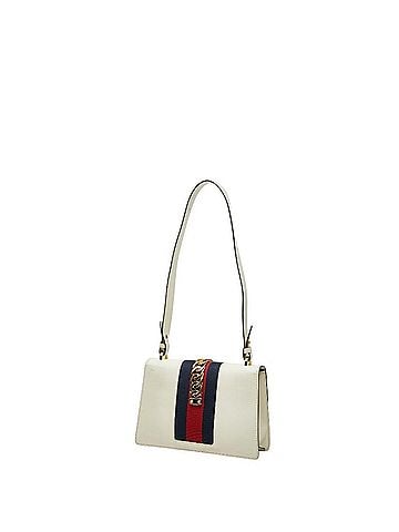 Gucci Gucci Sherry Line Sylvie Shoulder Bag 421882 White Leather Women's GUCCI (view 2)