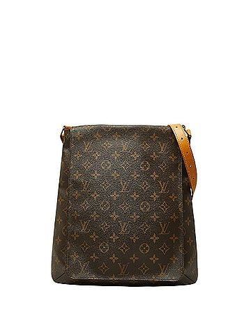 Louis Vuitton Louis Vuitton Monogram Musette Crossbody Shoulder Bag M51256 Brown Leather Women's LOUIS VUITTON (view 1)