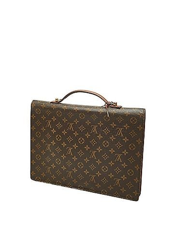 Louis Vuitton Louis Vuitton Monogram Portedocuments Bandoulière Handbag Business Bag Shoulder 2WAY M53338 Brown Leather Men's LOUIS VUITTON (view 2)