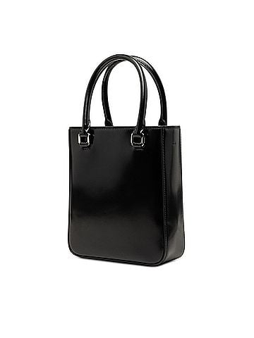 Prada Prada Triangle Logo Plate Handbag Shoulder Bag 2WAY 1BA331 Black Leather Women's PRADA (view 2)