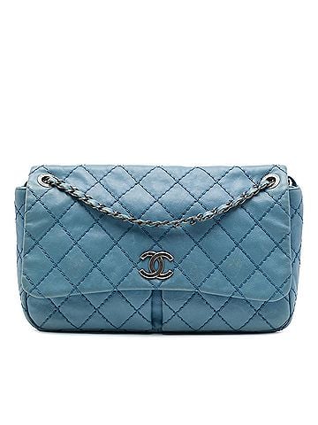 Chanel Medium Quilted Calfskin Natural Beauty Split Pocket Flap (view 1)