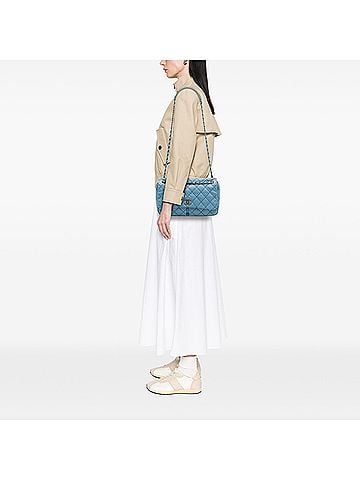 Chanel Medium Quilted Calfskin Natural Beauty Split Pocket Flap (view 2)
