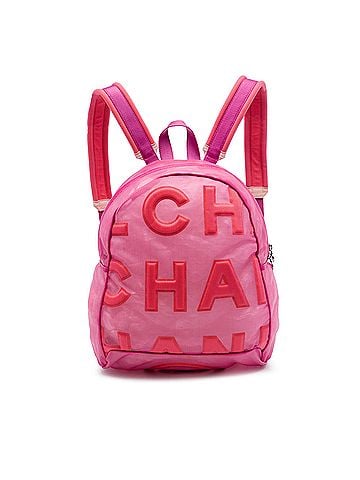 Chanel Mesh Logo Doudoune Backpack (view 1)