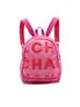 Chanel 100% Mesh Pink Mesh Logo Doudoune Backpack One size - photo 1