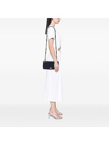 Chanel Medium Lambskin CC Crossing Flap (view 2)