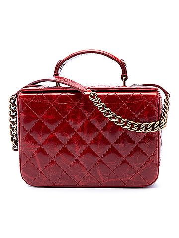 Chanel CC Quilted Glazed Calfskin Vanity Case (view 1)