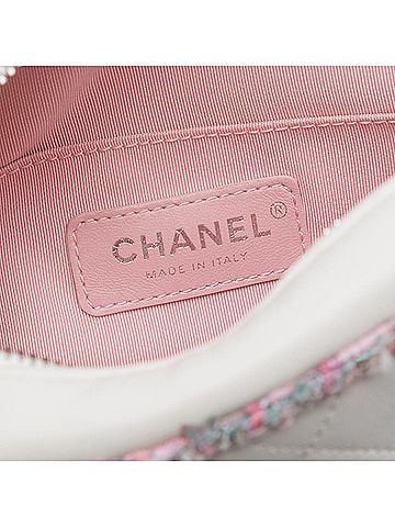 Chanel Quilted Lambskin and Tweed Elegant Satchel (view 2)
