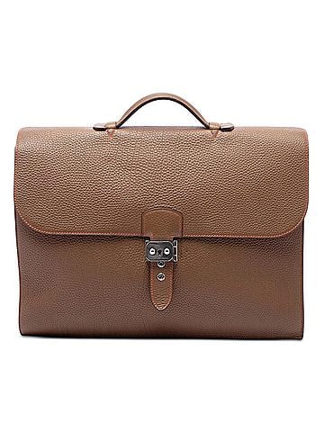 Hermès Togo Sac A Depeches 38 (view 1)