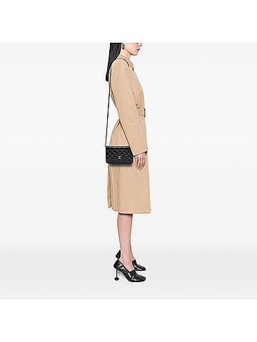 Chanel Paris Dallas CC Quilted Patent Goatskin Wallet on Chain (view 2)