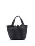 Hermès 100% Leather Black Picotin Lock Bag Clemence MM One size - photo 4